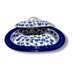 618  Bunzlau kleine Ovale Ovenschaal 2804X Dekschalen